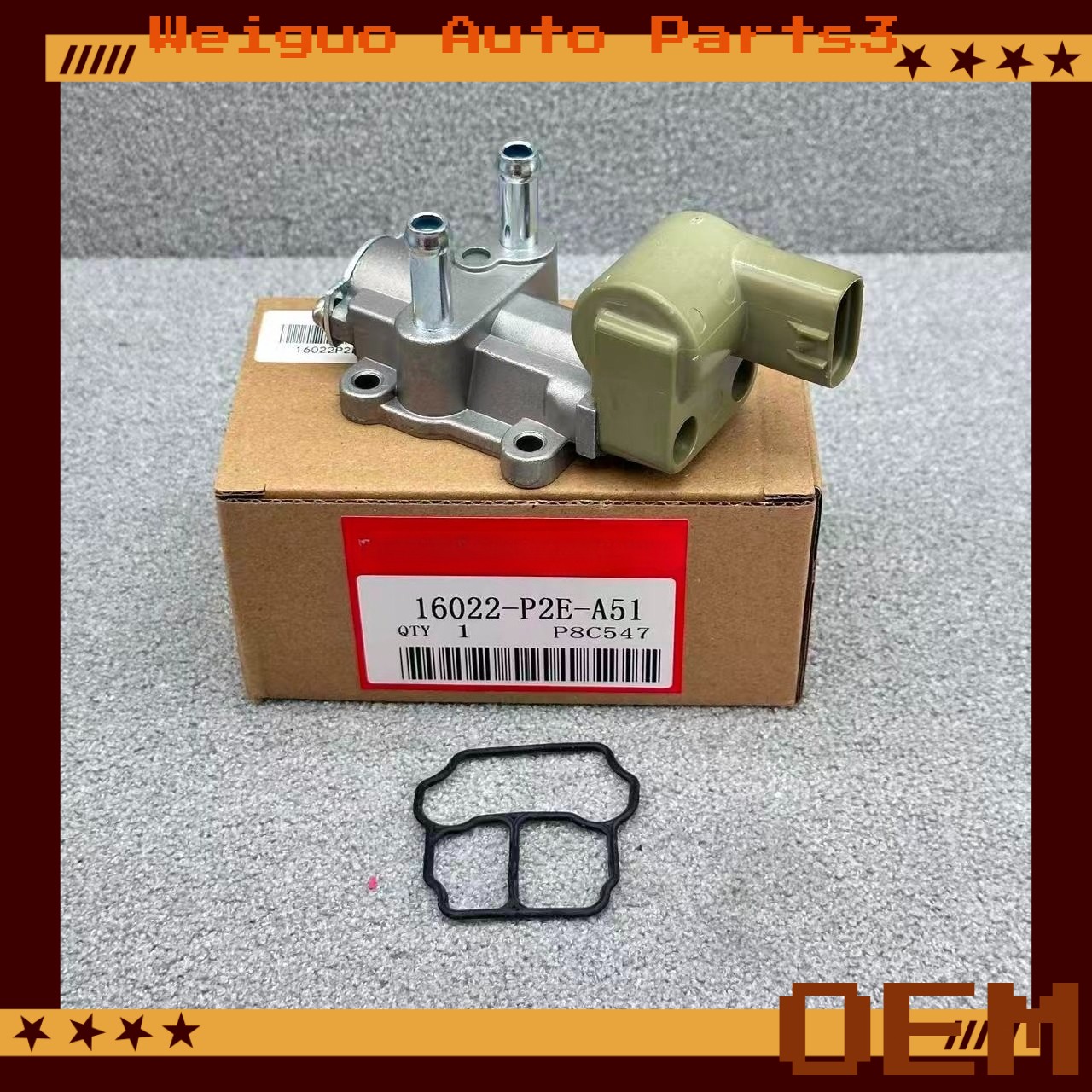 NEW 16022-P2E-A51 Denso Idle Air Control Valve For 1996-2000 HONDA Civic Acura