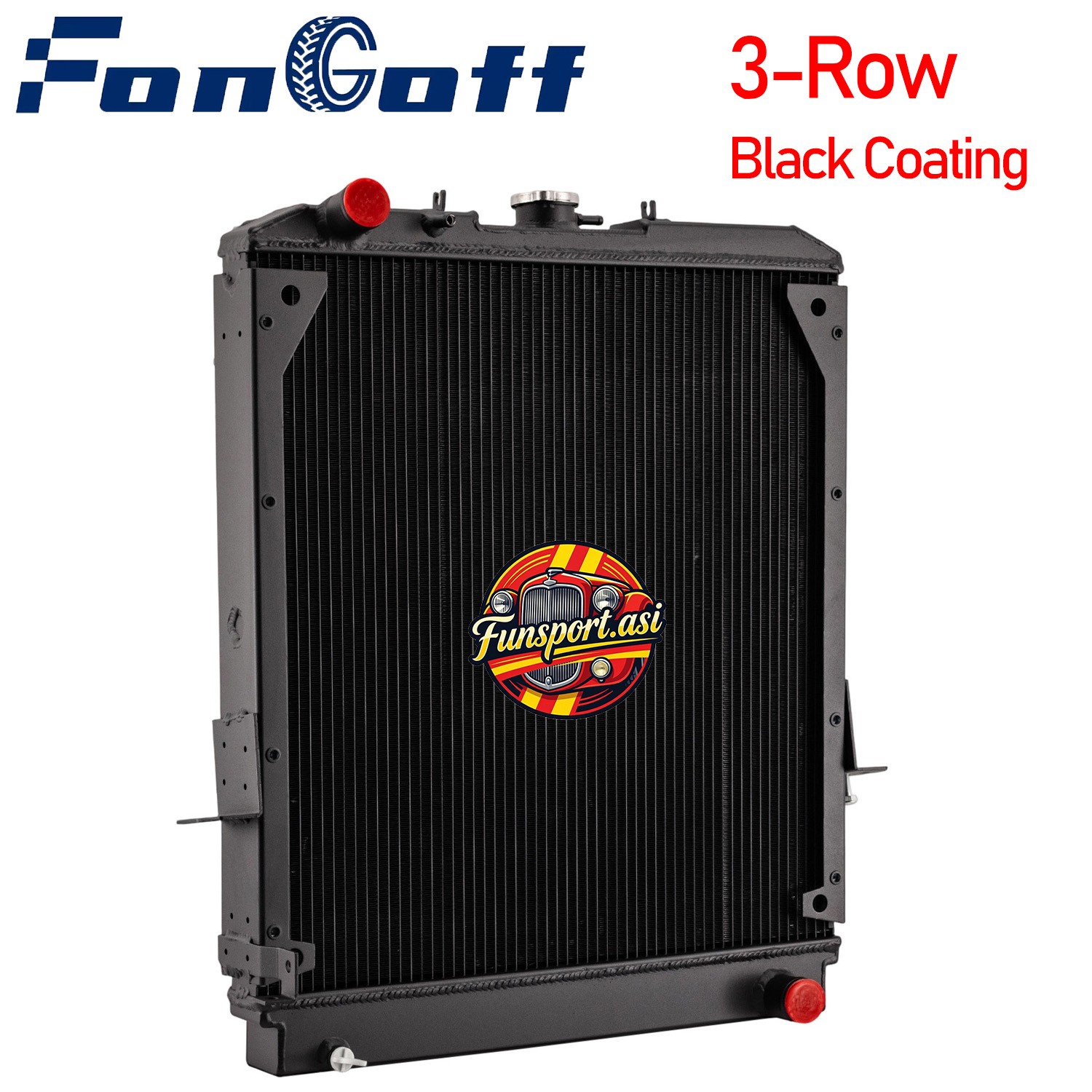 3 Row Aluminum Radiator For 1994-2004 Isuzu NPR Truck L4 3.9L/4.8L V8 5.7L 6.0L