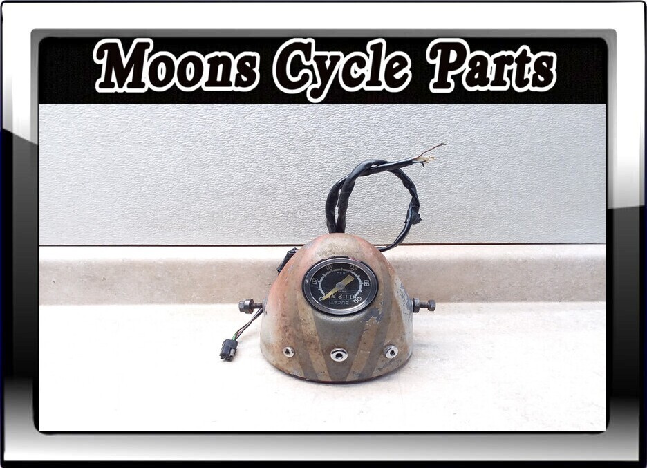 VTG 1960\'s Ducati Veglia Aprilia Headlight Case Shell & Speedometer