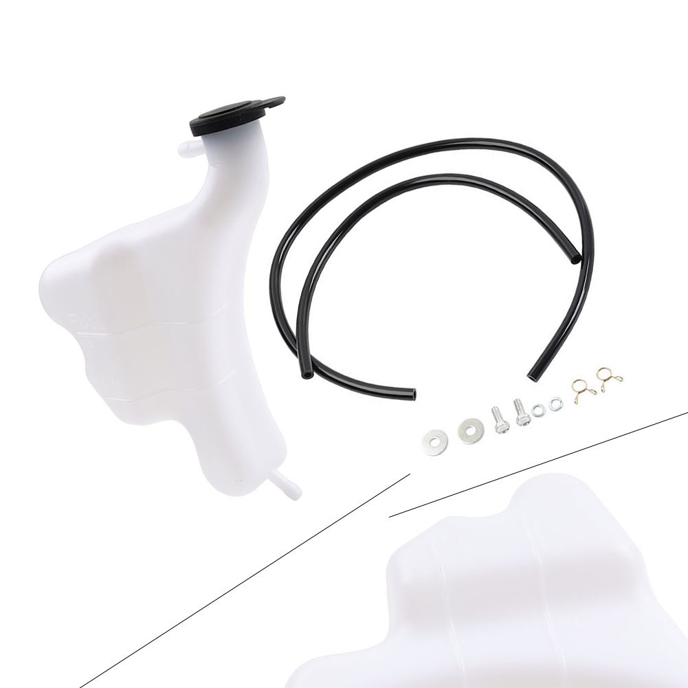 Coolant Reservoir Radiator Tank W/ Cap For Yamaha Raptor YFM700/R Grizzly YFM660