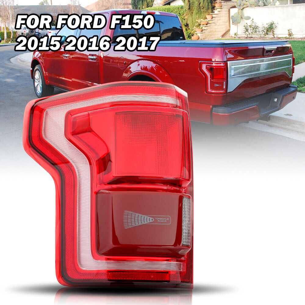 For 2015-2017 Ford F150 F-150 Left Driver LED Tail Light Brake Lamp W/Blind Spot