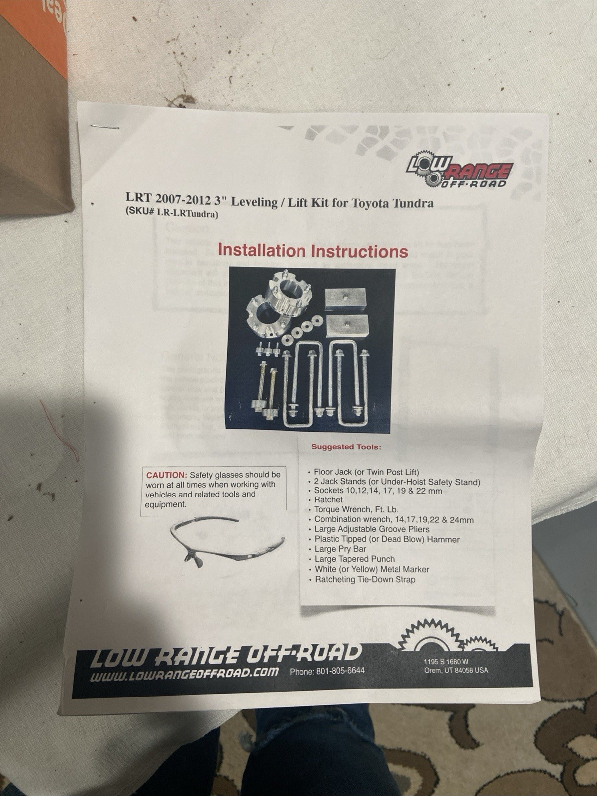 2007-2018 3 LRT Tundra Trail-Gear Lift Kit Complete Kit
