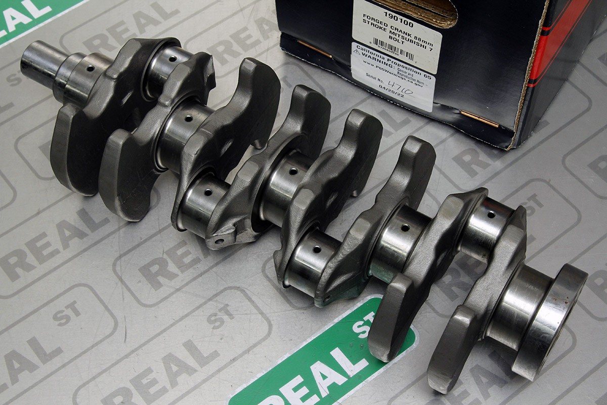 Manley Race Series Forged 88mm STD Stroke Crankshaft DSM EVO 1-9 4G63 7-Bolt