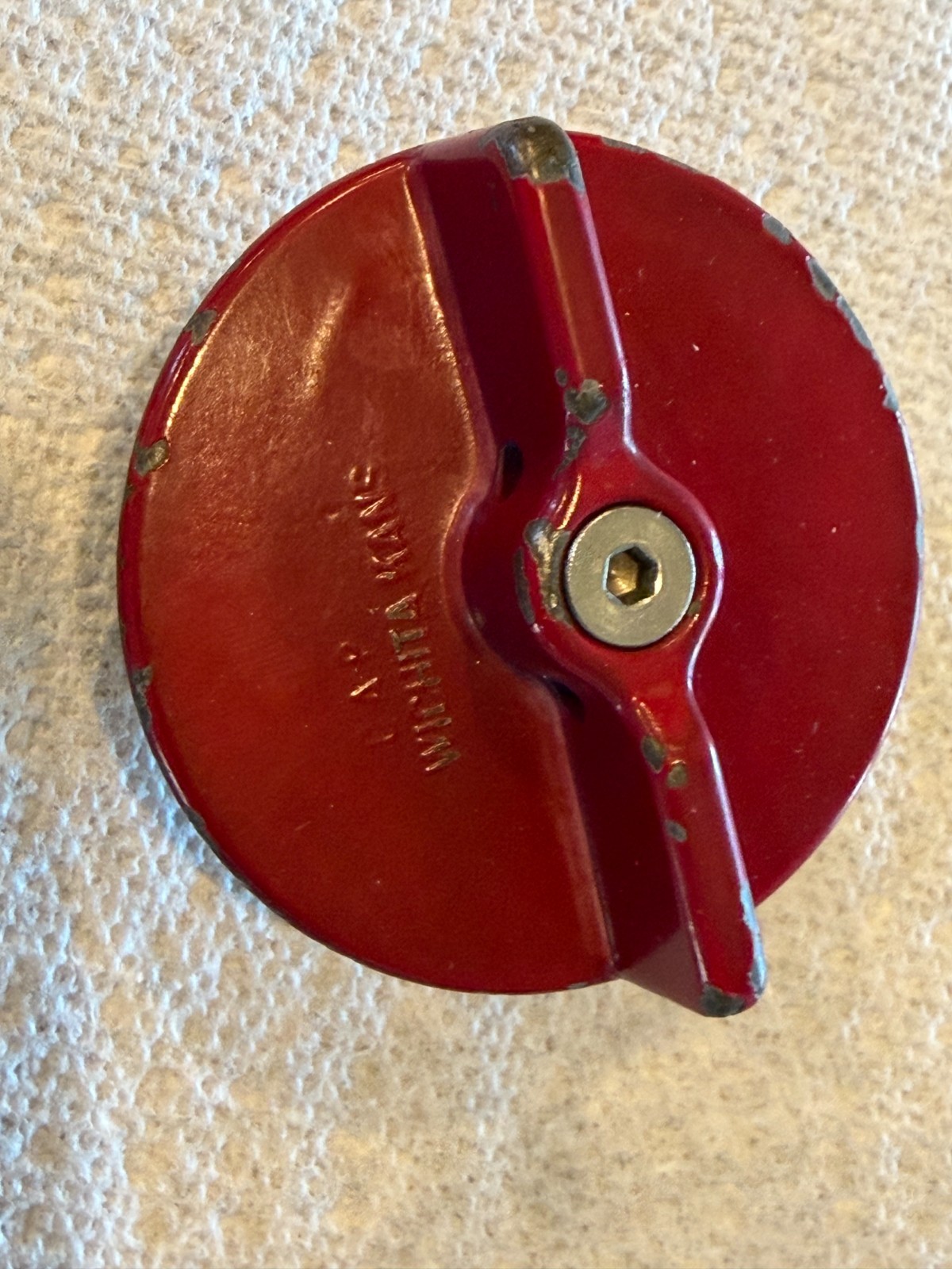 Cessna Fuel Cap C156003-0101 Used Red Aircraft Vented Gas Cap
