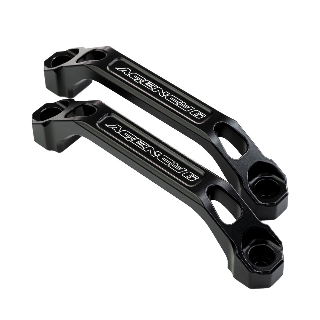 Agency 6 - Billet Grab Handle (Pair) - Universal Fitment (BLACK) Agency 6 - Billet Grab Handle (Pair) - Universal Fitment (BLACK)