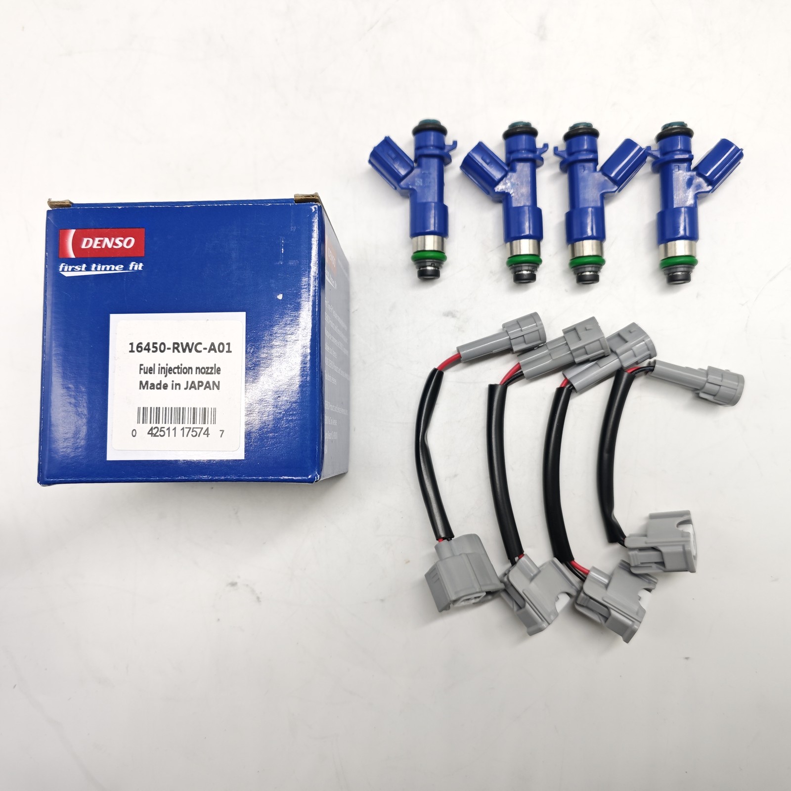 410cc Injectors For Honda Acura RDX Denso B16 B18 K20 K24 DC EG EK ITR CTR TypeR