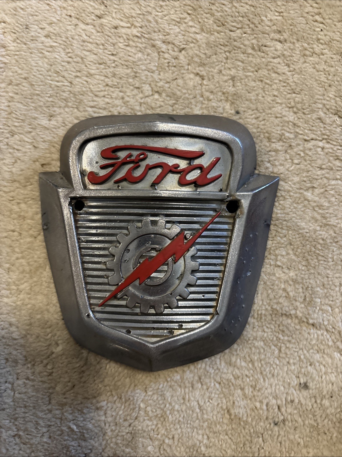 1953 - 56 Ford Pickup Truck Hood Emblem F-100 F-250 F-350