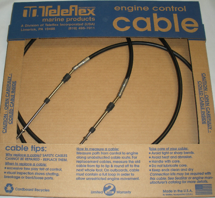 SeaStar Teleflex CCX63307 Tfxtreme Control Cable 7 ft 10/32\
