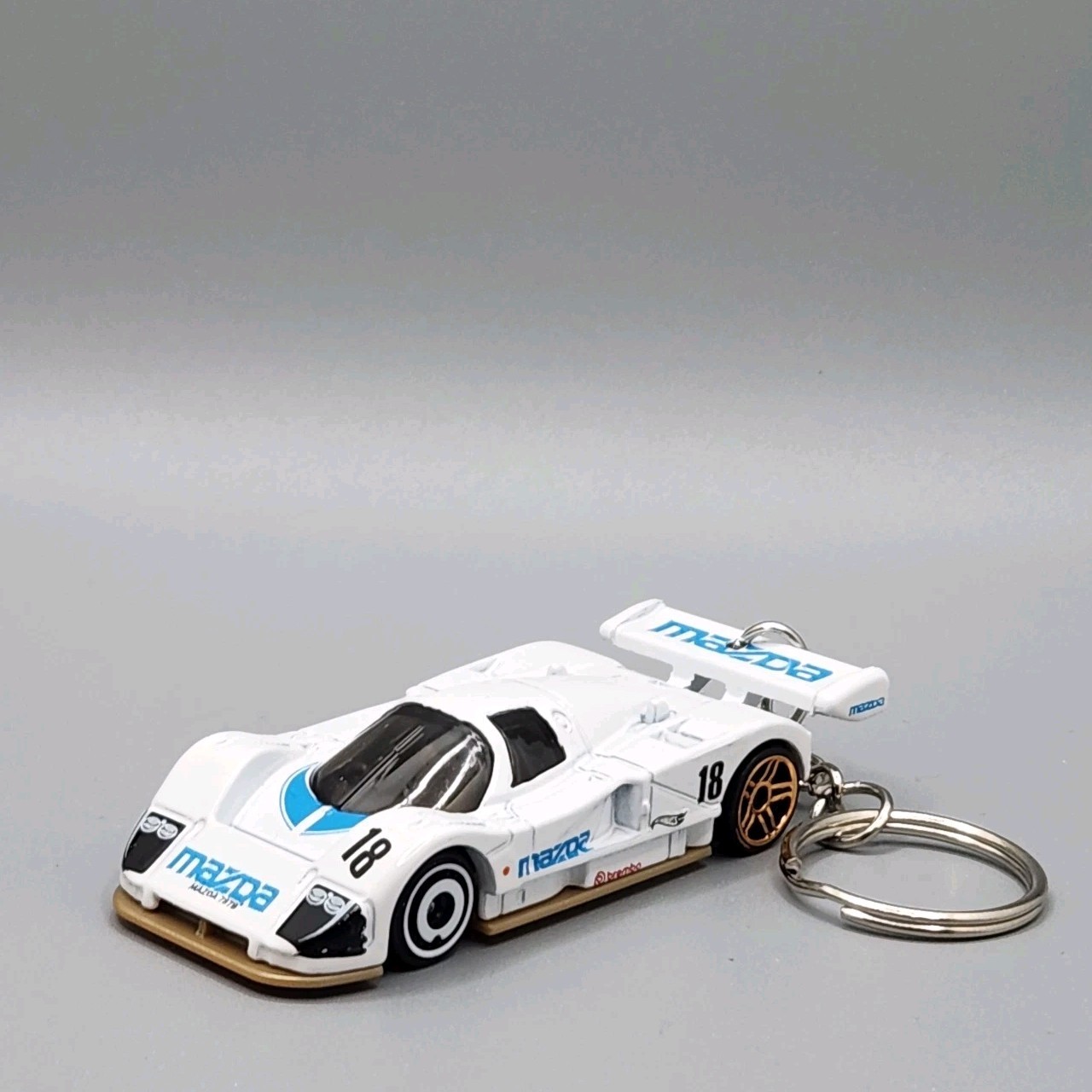 Mazda 787B Racing Car White Custom 1/64 Scale Diecast Model 🎁 GREAT GIFT🎁