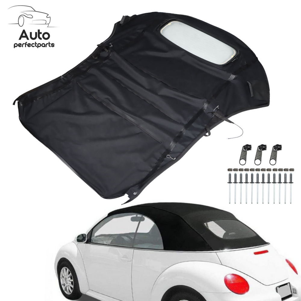 Fit For 03-09 Volkswagen VW Beetle Convertible Soft Top Glass Window Replacement