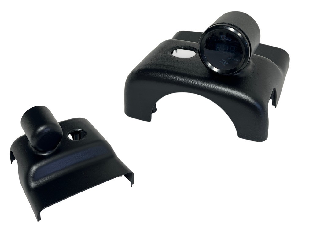 00 06 Jeep Wrangler TJ Steering Column Trim 52mm Single Gauge Pod Mount