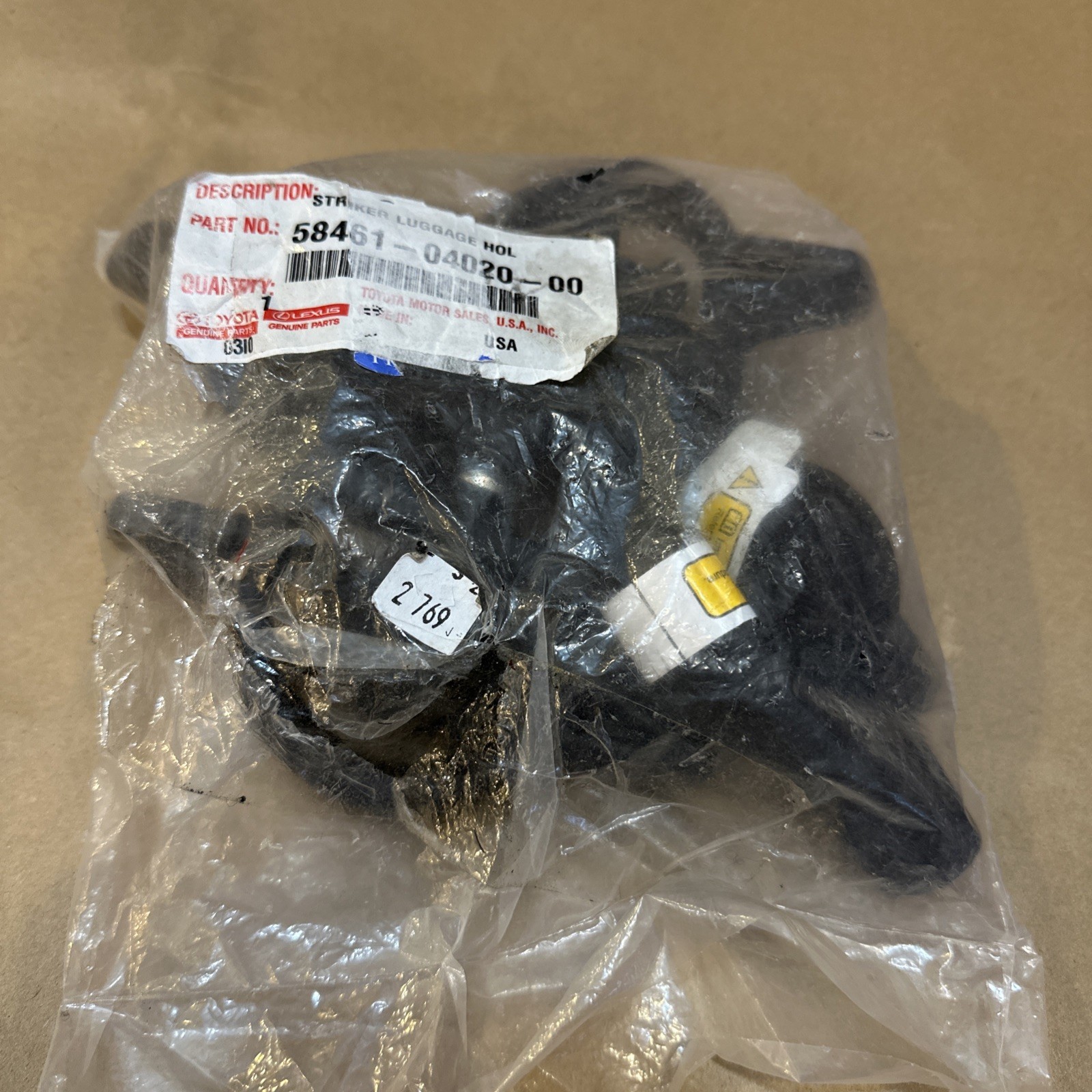 NEW 2005-2026  OEM TOYOTA TACOMA Bed Rail Tie-Down Cleats 58461-04020-00 - 4Pk