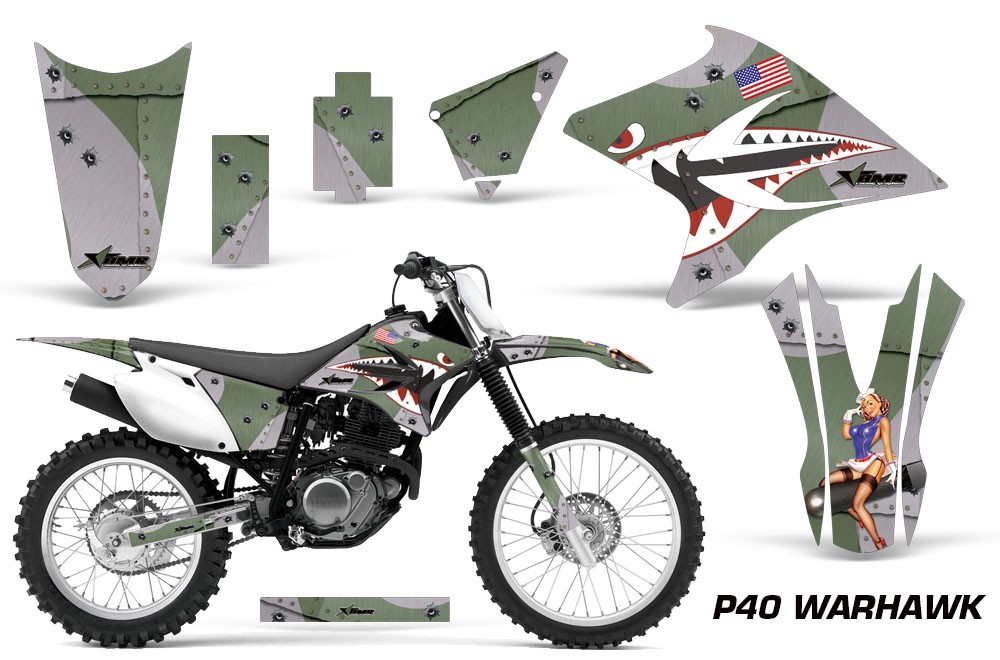 Graphic Stickers Decals For Yamaha TTR230 2005-2023 P40 WARHAWK ARM G