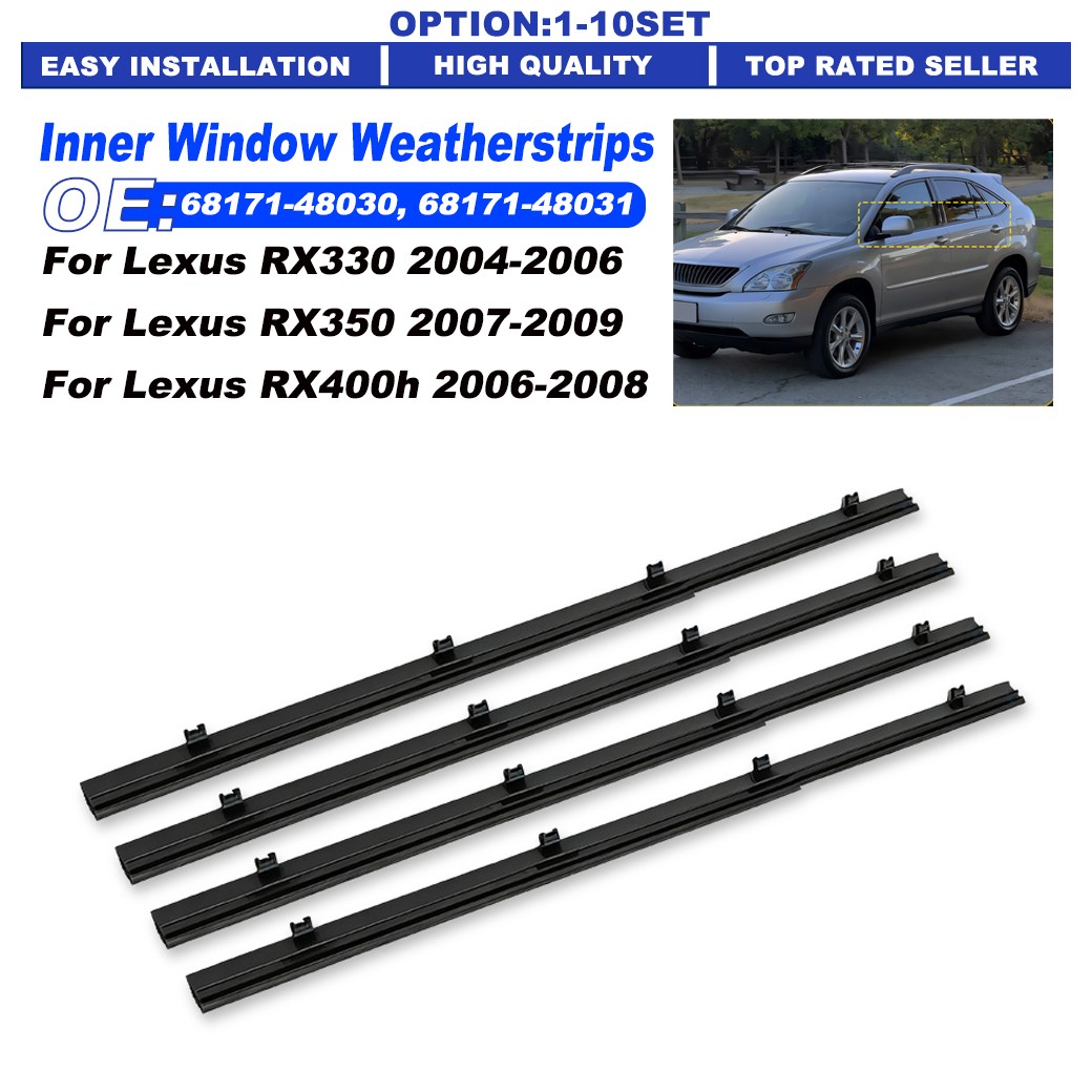 Inner Window Moulding Trim Weatherstrip Seal Belt For Lexus RX350 07-2009 4-40x