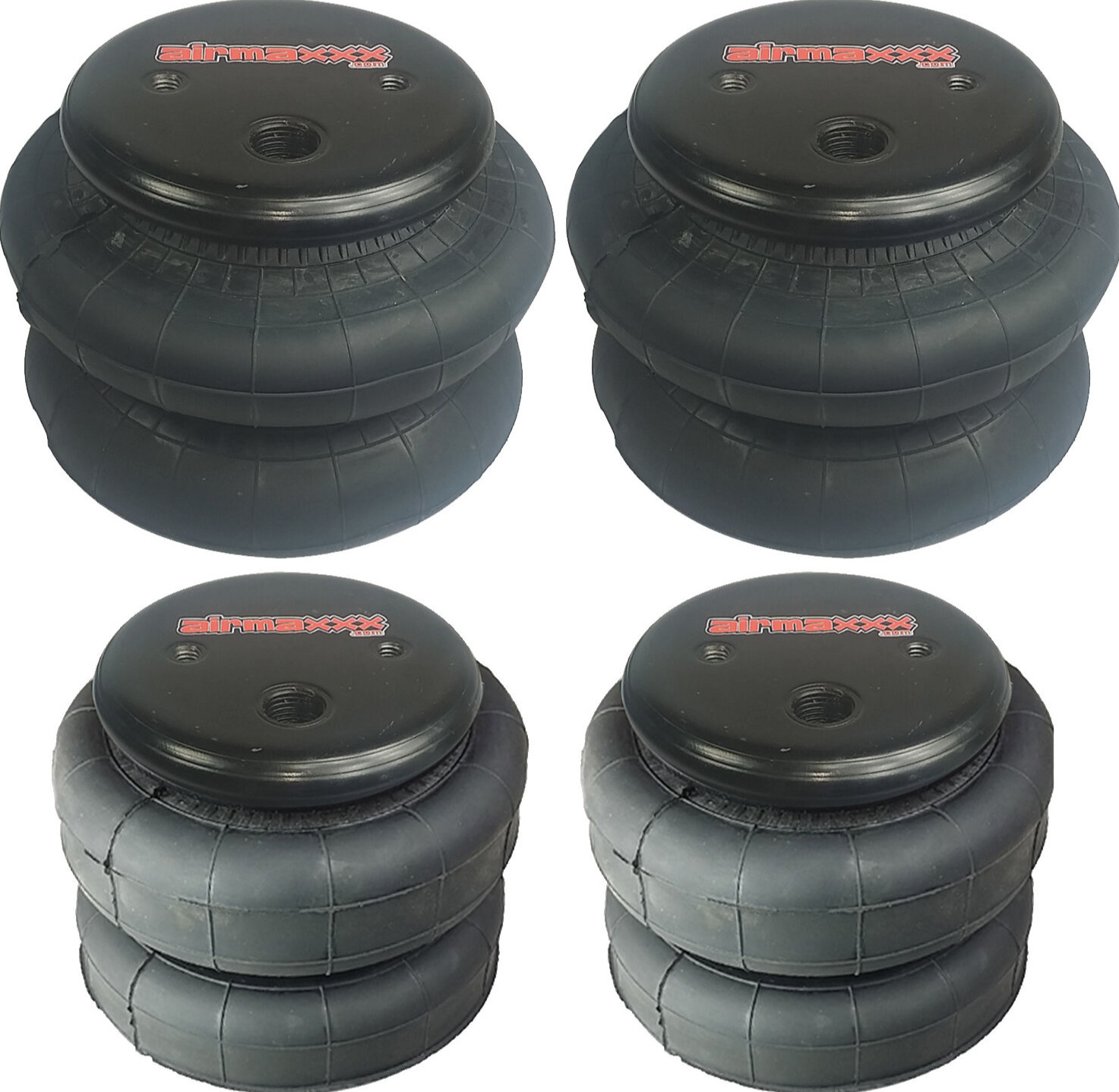 airmaxxx 2-2500 & 2-2600 Front & Rear Bag Suspension Air Ride Replacement