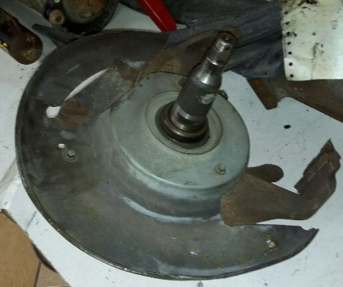 1994-1996 Ford F-150 Front Left Driver Spindle Knuckle 4x2 Exc Lightning Oem