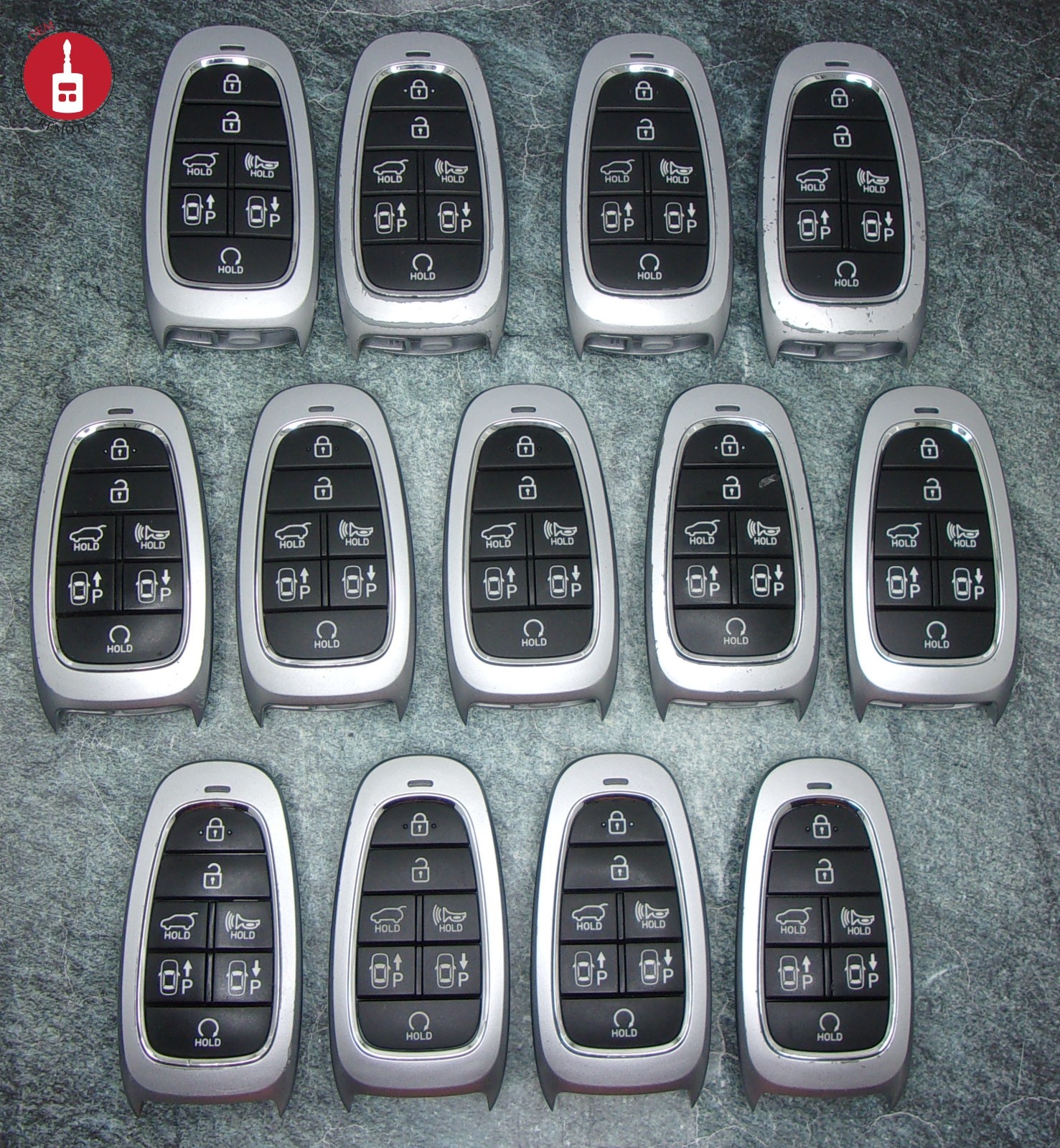 OEM Hyundai 2022 Tucson Lot of 13 Keyless Entry Smart Keys Used TQ8-FOB-4F28