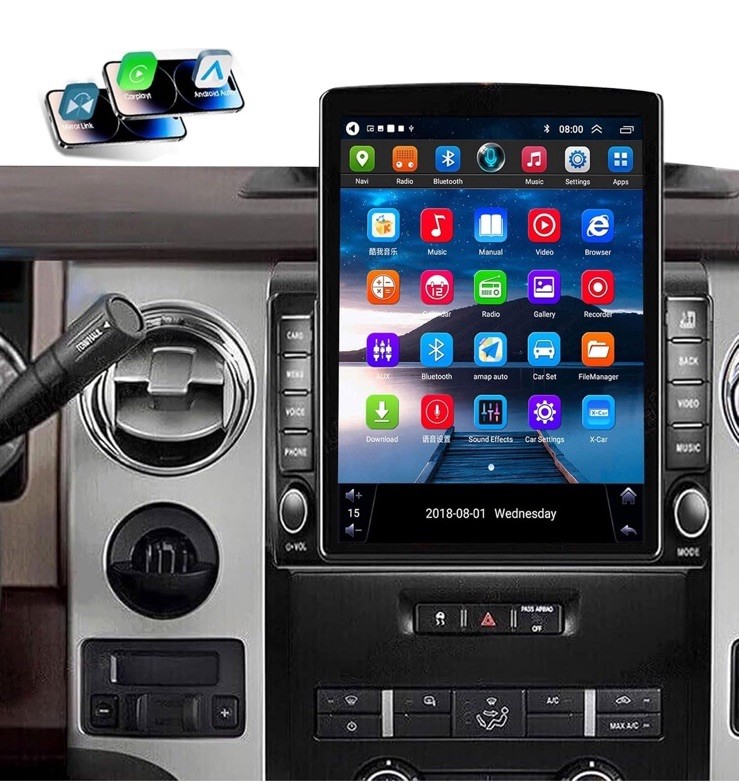 4+64G Android13 9.7” Stereo Radio CarPlay WiFi GPS Navi For Ford F150 2009-2014
