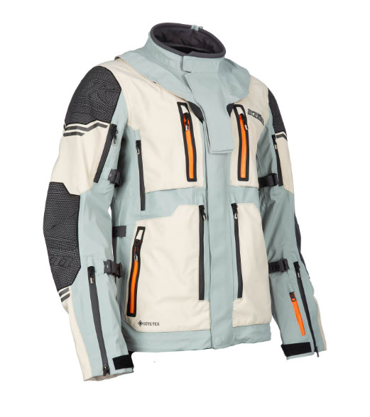 KLIM Sample Men's Adventure Rally Jacket -Size LG- Peyote- Slate Gray