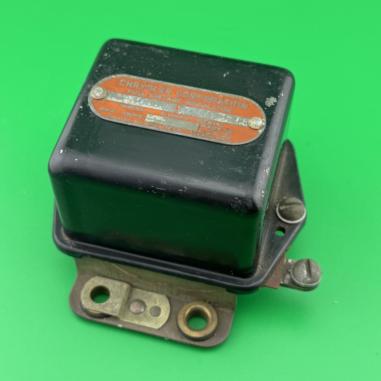 OEM 1938 1939 Plymouth Chrysler Dodge Voltage Regulator VRR-4003-A