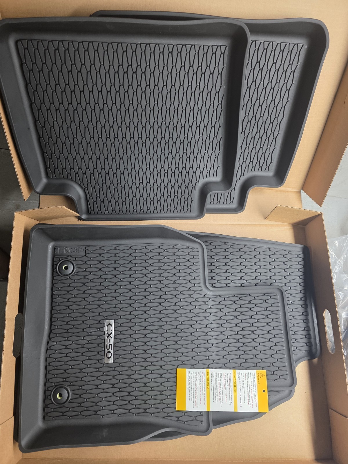 Brand New 2023-2026 OEM MAZDA cx-50 All Weather Mat Kit (set of 4) VA40V0350