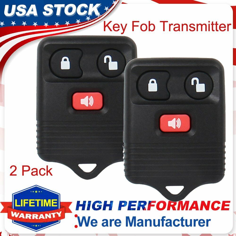 2X Keyless Entry Car Remote Control Key Fob Transmitter Alarm For Ford F150 F250
