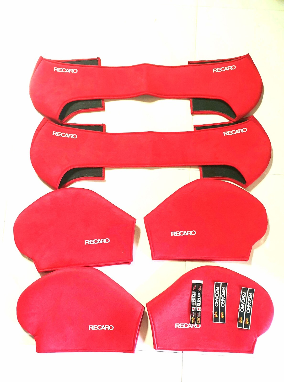Recaro sr3,sr4 ,red,protective cloth, seat 6 pieces 2 seats