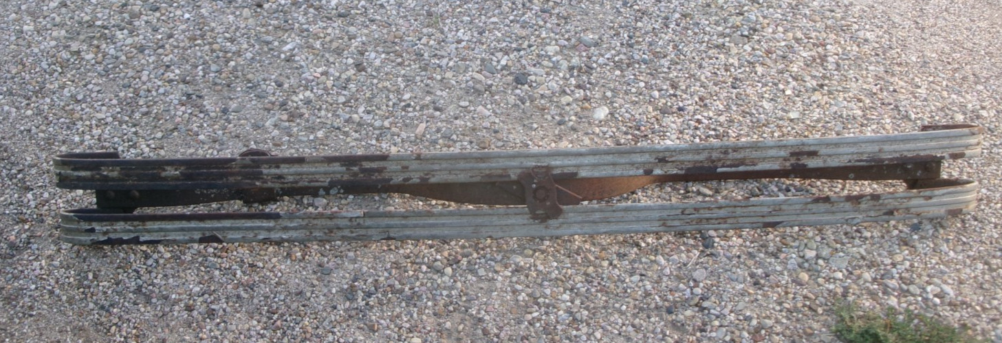 1920's 1930's VINTAGE AUTOMOBILE BUMPER ORIGINAL PATINA COUPE SEDAN ROADSTER
