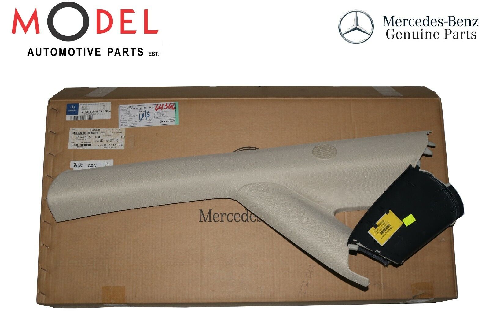 Mercedes-Benz Genuine A-Pillar Top Left Paneling 6396906826 8K34