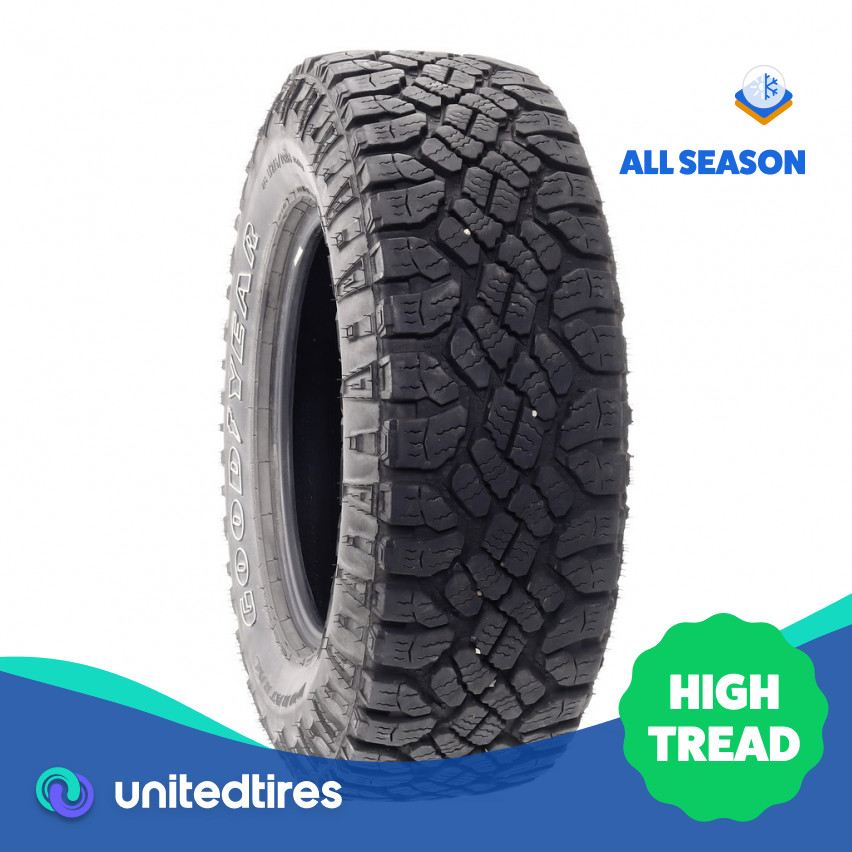 Used LT 275/70R18 Goodyear Wrangler Duratrac 125/122R - 14/32