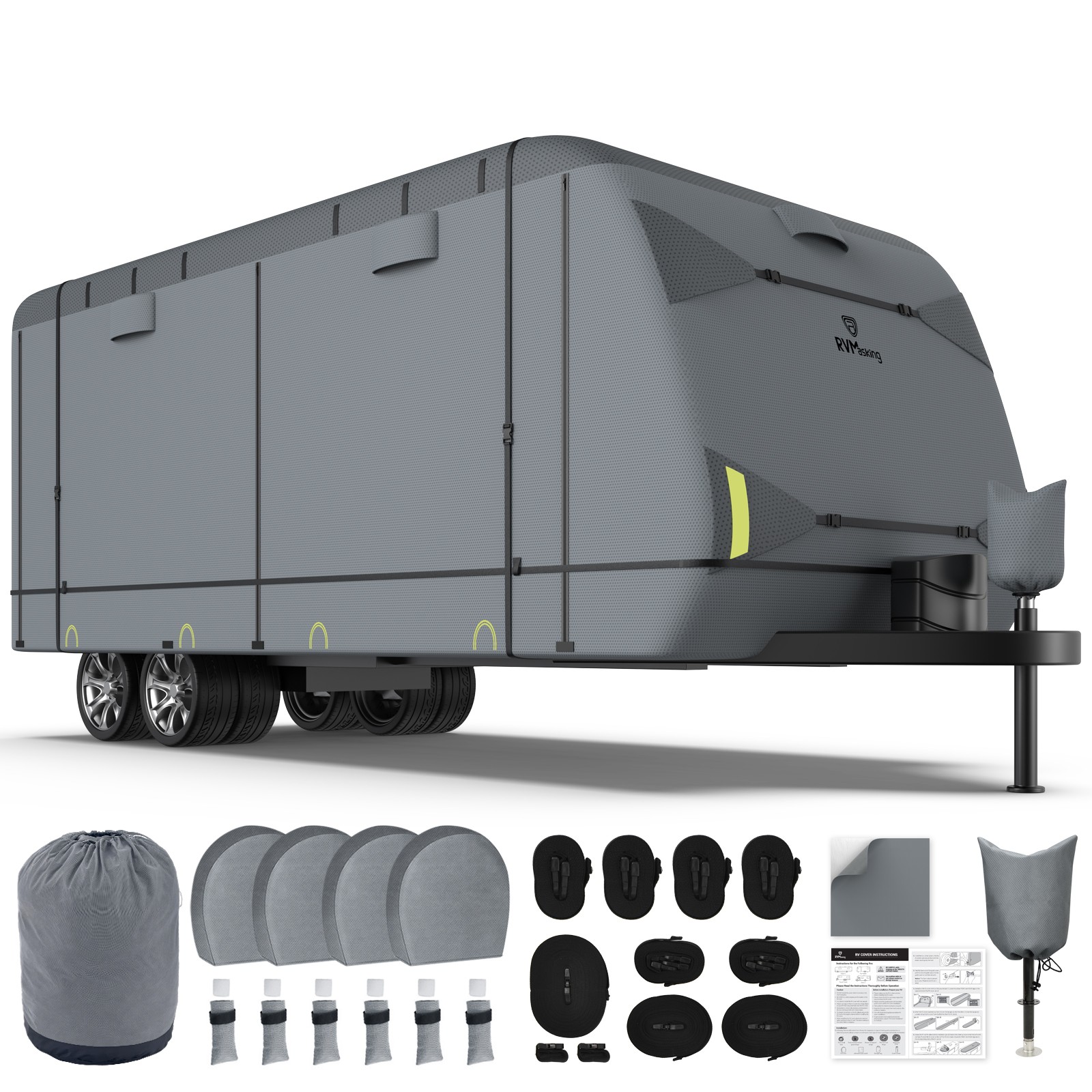 9-Ply Travel Trailer RV Cover 18\'1\