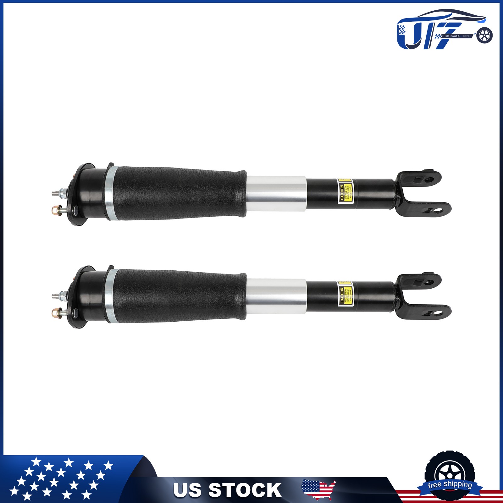 For 2005-2011 Cadillac STS SLS 580349 Air Suspension Shock Struts Rear Pair