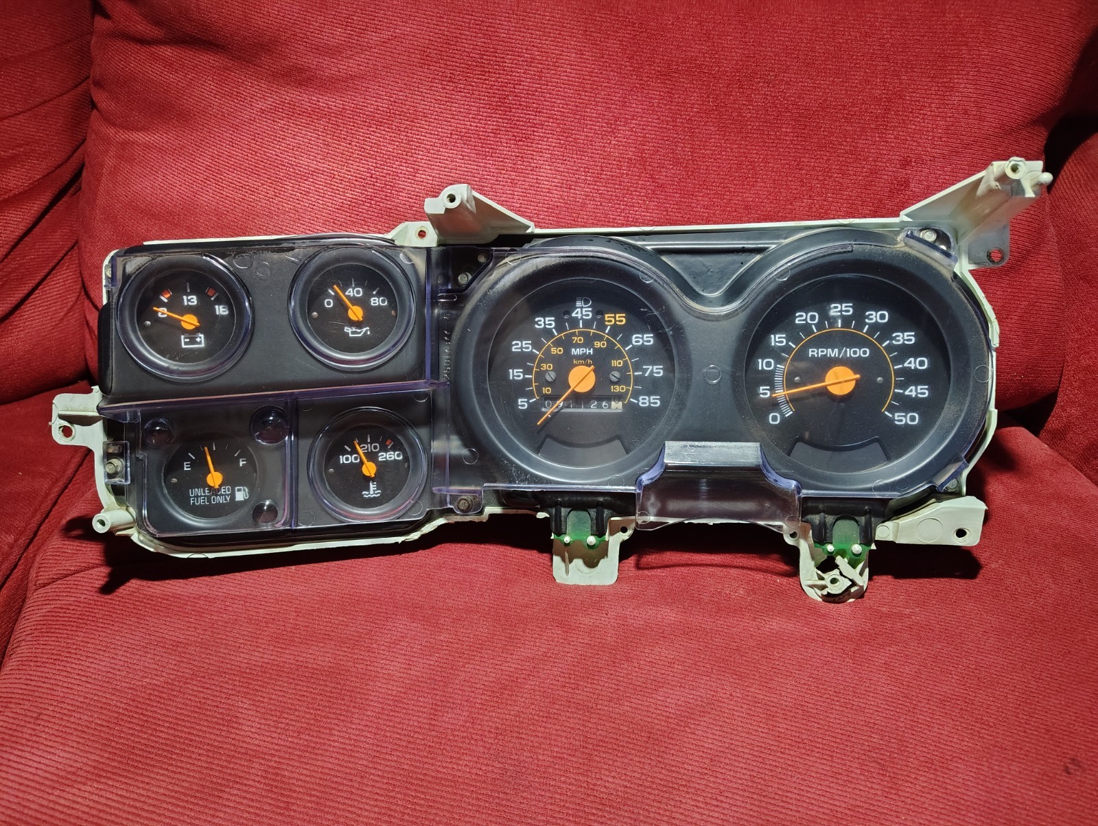 1973-1987 SQUARE BODY Chevrolet GMC K10 K20 K30 Truck Tach Gauge Cluster CLEAN 1973-1987 SQUARE BODY Chevrolet GMC K10 K20 K30 Truck Tach Gauge Cluster CLEAN