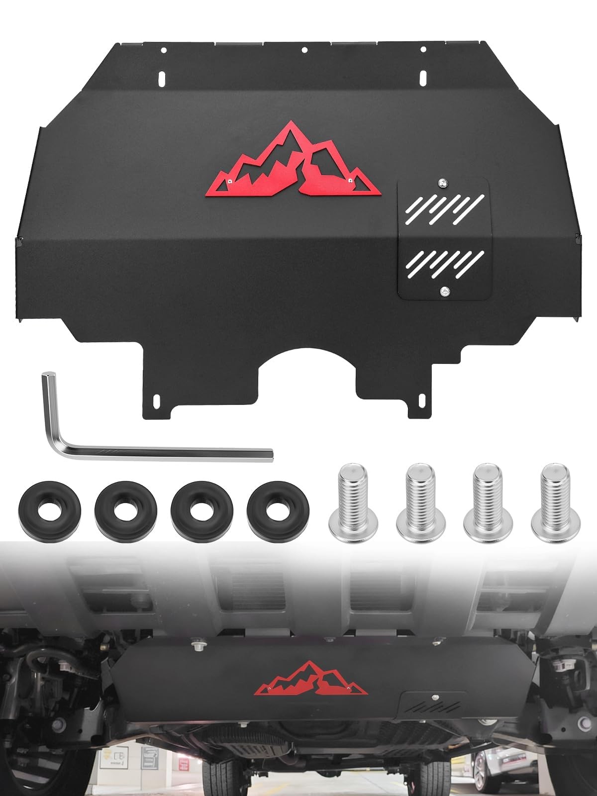 Front Skid Plate for 2024-2026 Toyota Tacoma 2WD & 4WD Black