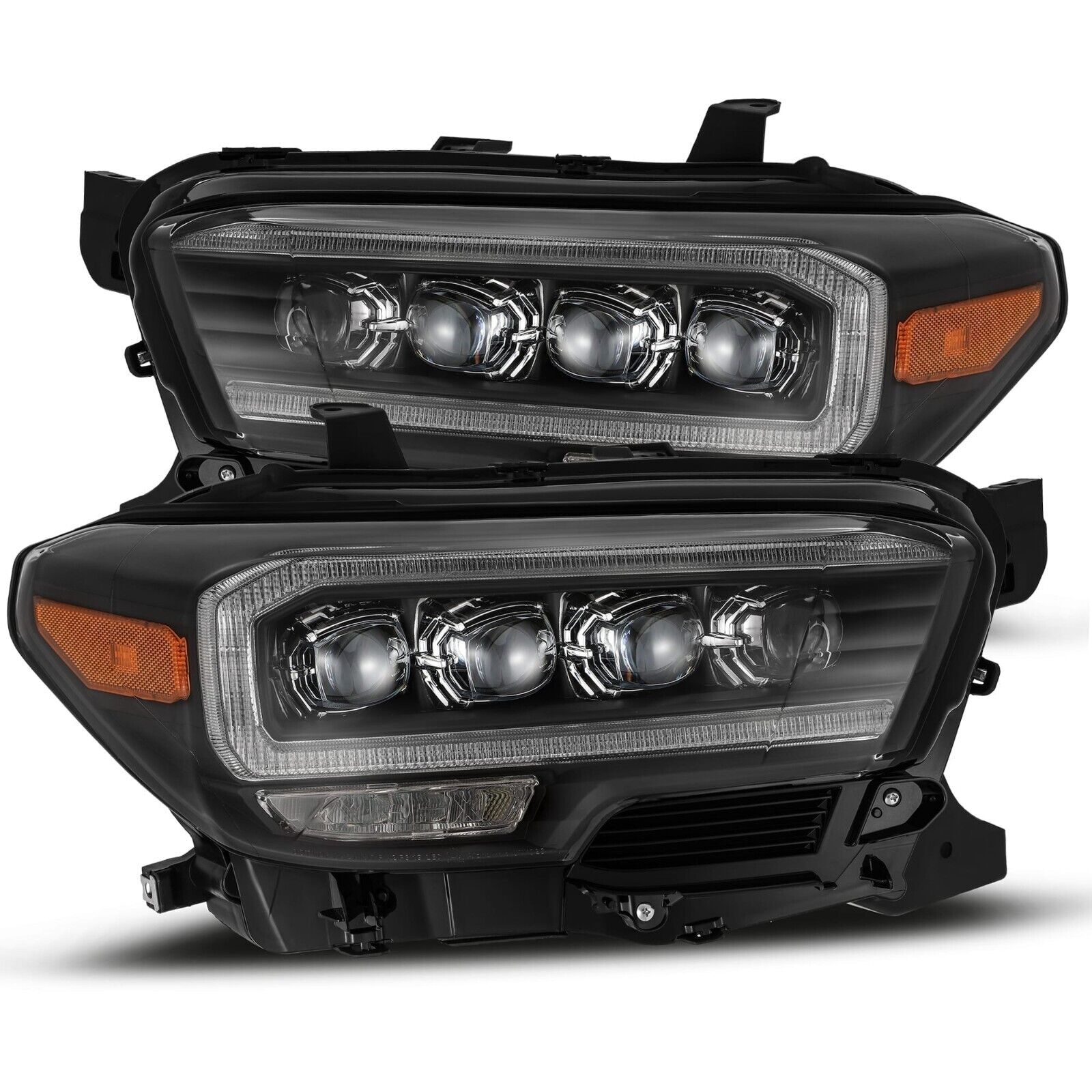 For 16-23 Toyota Tacoma Black Housing LED Projector Headlight Lamp Alpharex NOVA
