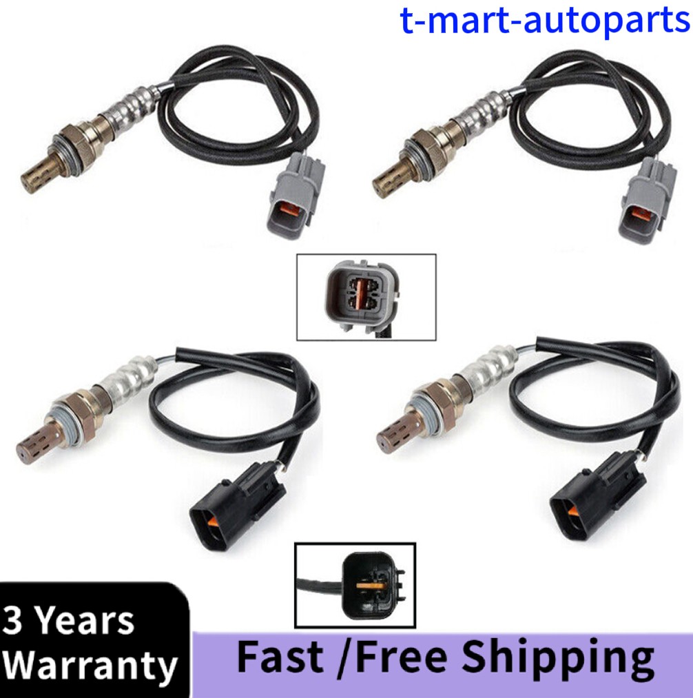 4pcs Oxygen O2 Sensor Up+Downstream For 2004-2010 Mitsubishi Endeavor 3.8L V6
