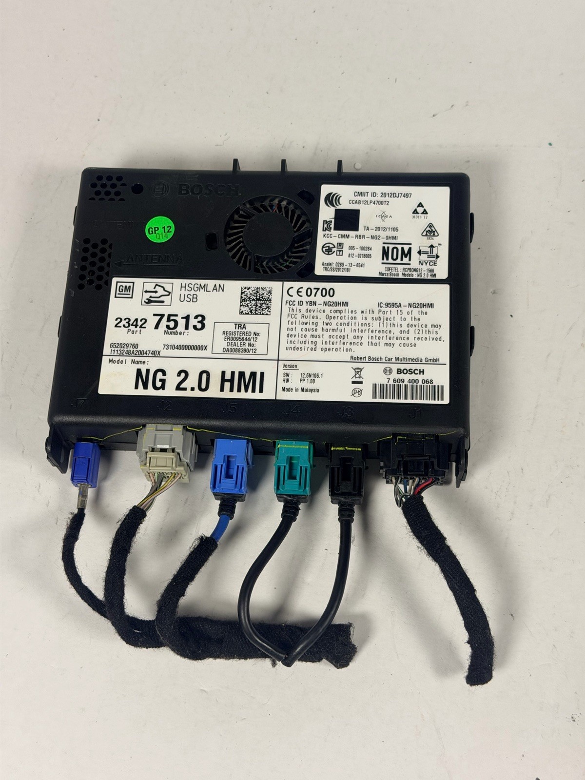 14-16 CHEVROLET GMC BUICK CADILLAC HMI human Machine Interface 2.0 OEM 23427513 14-16 CHEVROLET GMC BUICK CADILLAC HMI human Machine Interface 2.0 OEM 23427513