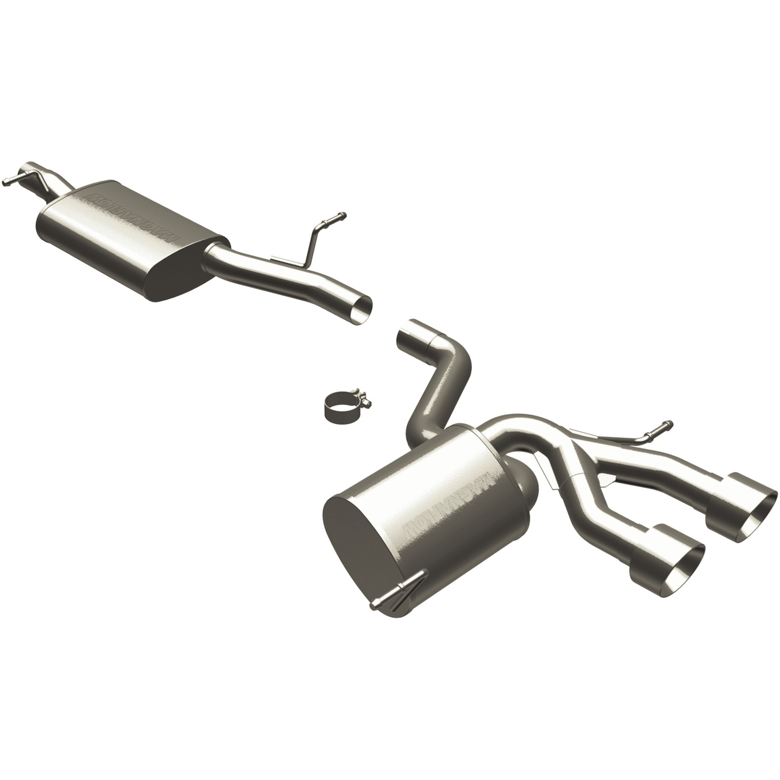 MagnaFlow Performance Exhaust System Kit 16501: 2008-2008 Volkswagen R32