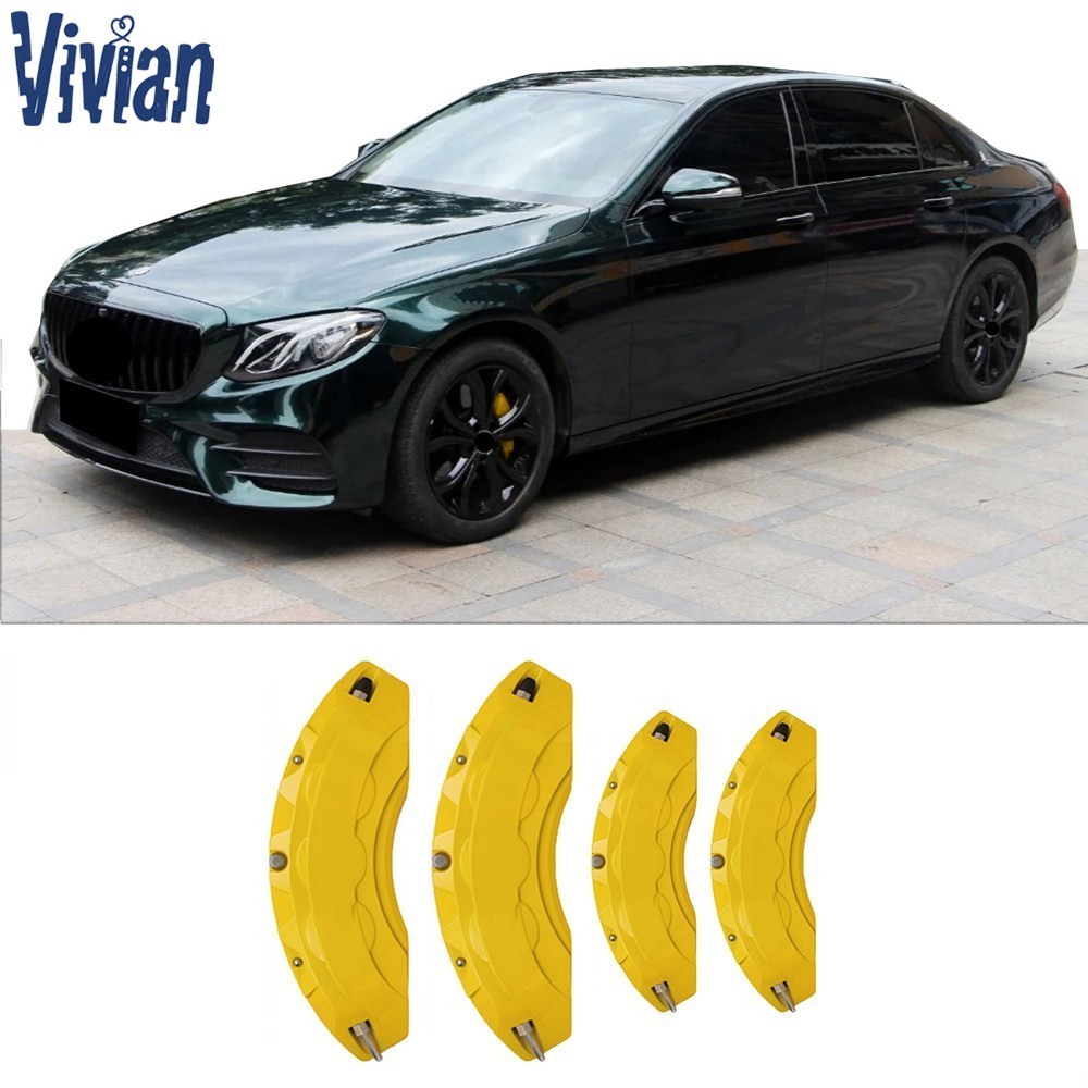 4pcs Yellow Aluminum Car Brake Caliper Cover for MERCEDES BENZ E Class