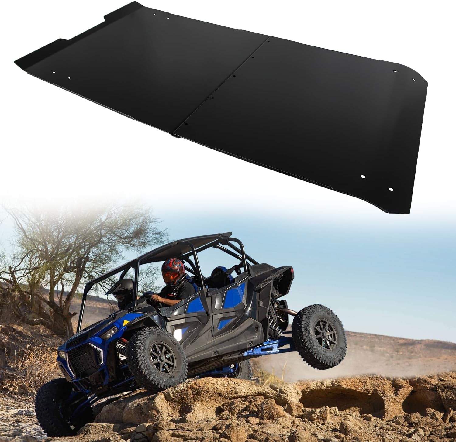 Aluminum Roof For Polaris RZR PRO XP 4 Turbo R 4 2020-2023 Black 2883990-458