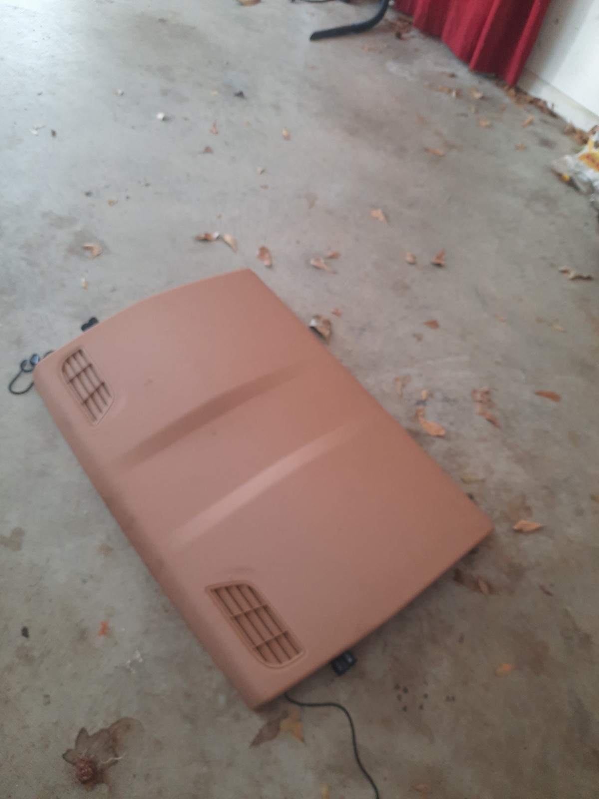 2010-2016 PORSCHE PANAMERA REAR HATCH TRUNK CARGO COVER SHELF Cognac Color 2010-2016 PORSCHE PANAMERA REAR HATCH TRUNK CARGO COVER SHELF Cognac Color