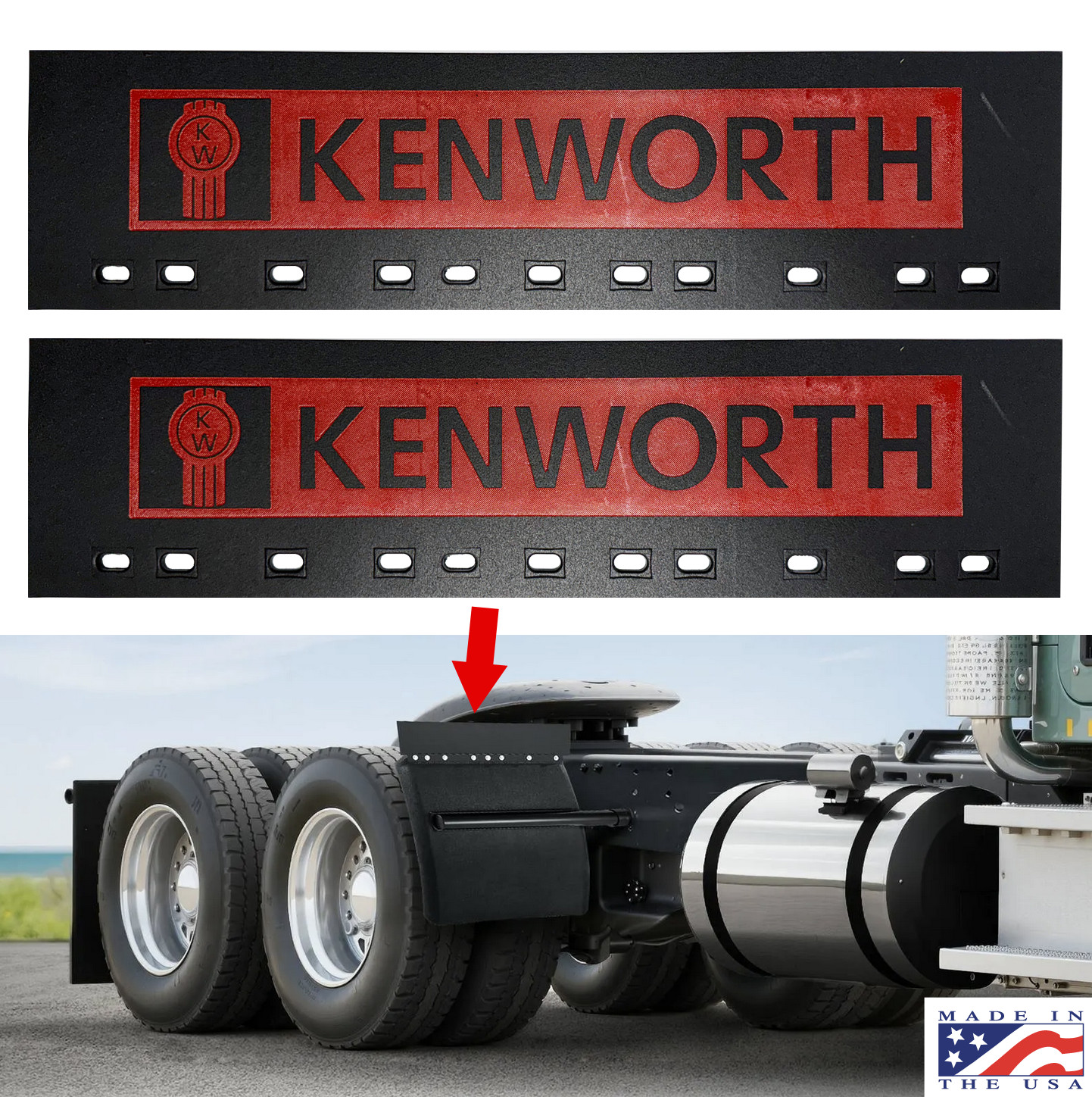 KENWORTH Black & RED 6 KENWORTH Black & RED 6