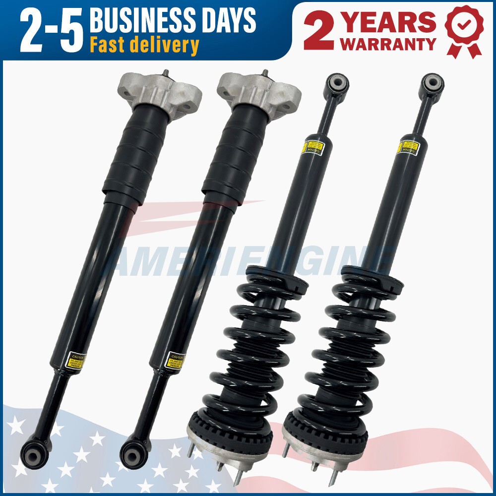 4x Fit Maserati Ghibli S Q4 2014-2019 Front Rear Shock Absorber Struts Assys RWD