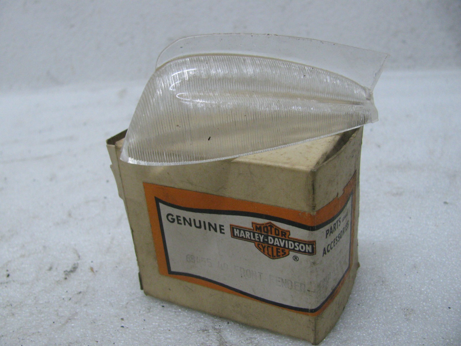 NOS original Harley Davidson front fender light lens 68455-49 Panhead Flathead