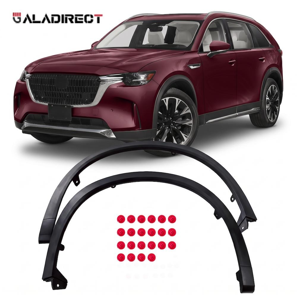 For 2024-25 Mazda CX-90 Front Wheel Opening Fender Flare Arch Molding LH RH Pair