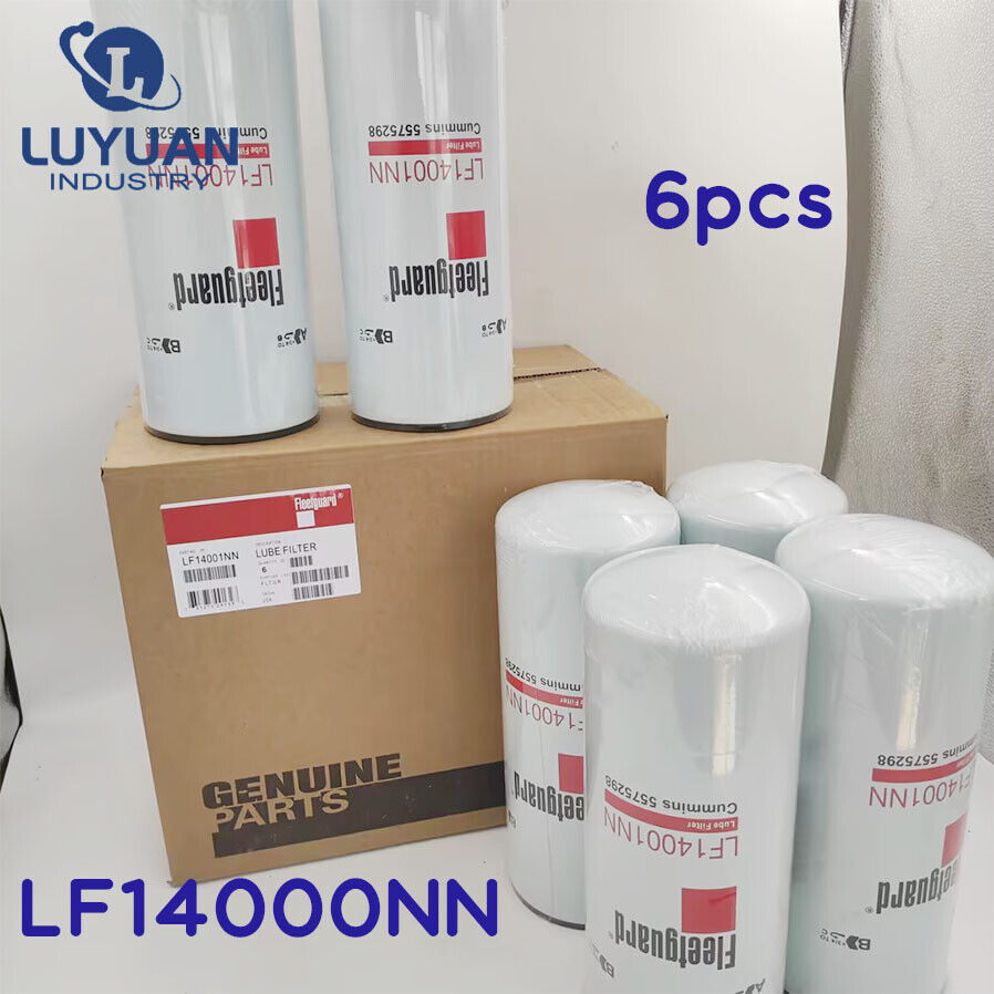 LF14000NN Fits For Fleetguard Oil Filter 6 Pack Cummins ISX 4367100  6X