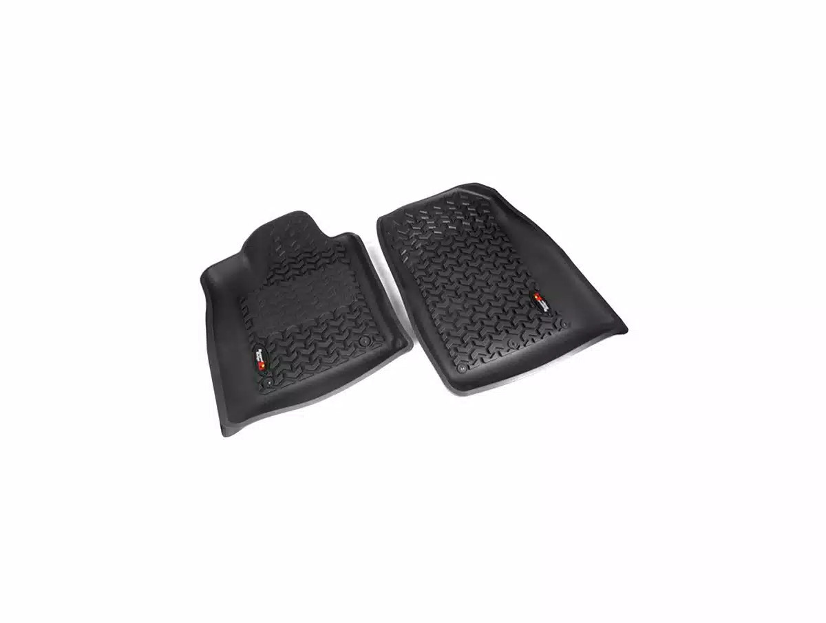 Rugged Ridge Floor Liners Front Fits 2009-2018 Ram 1500/2500/3500 Crew/Mega Cab