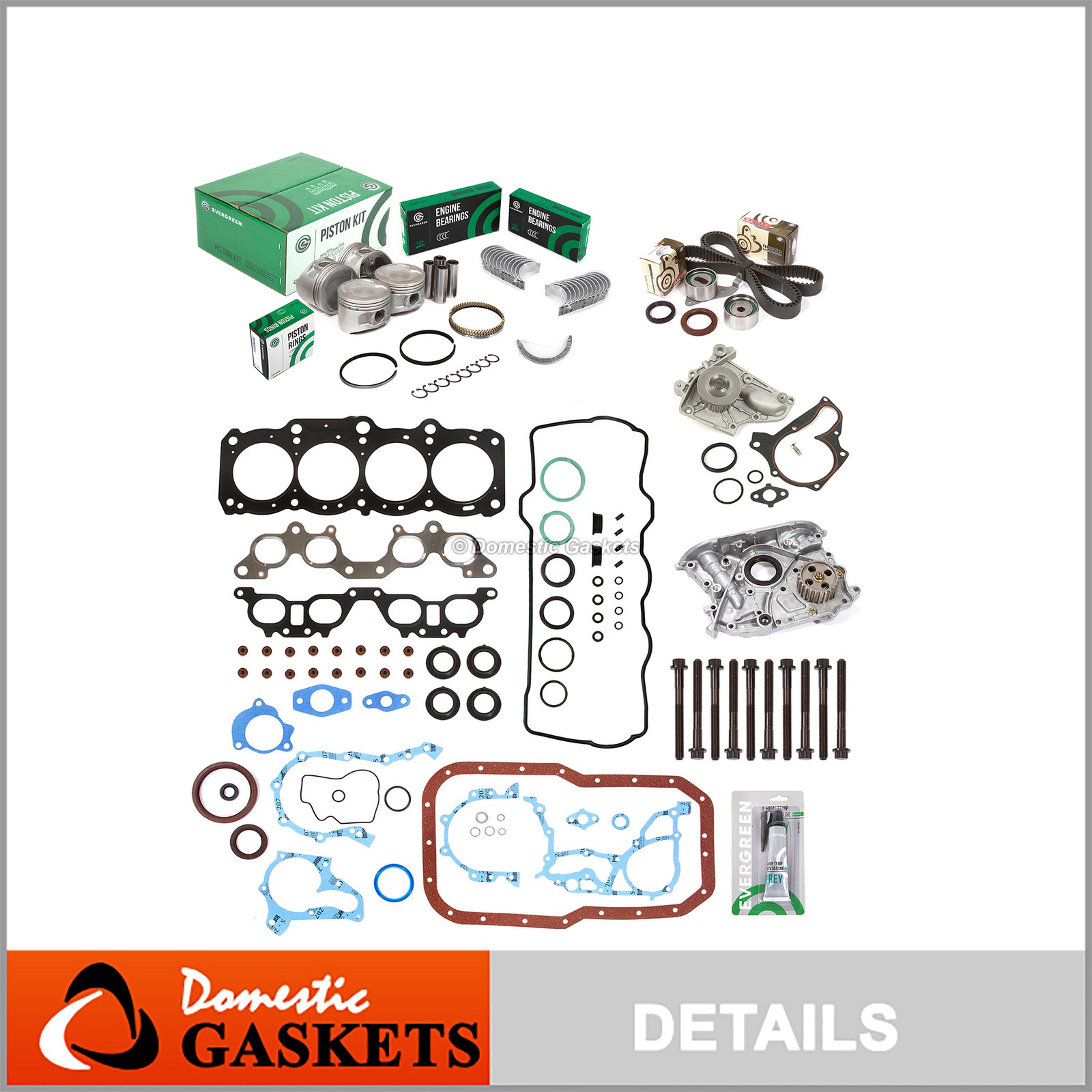 Overhaul Engine Rebuild Kit Fits 98-01 Toyota Camry Solara 2.2L DOHC 5SFE Overhaul Engine Rebuild Kit Fits 98-01 Toyota Camry Solara 2.2L DOHC 5SFE