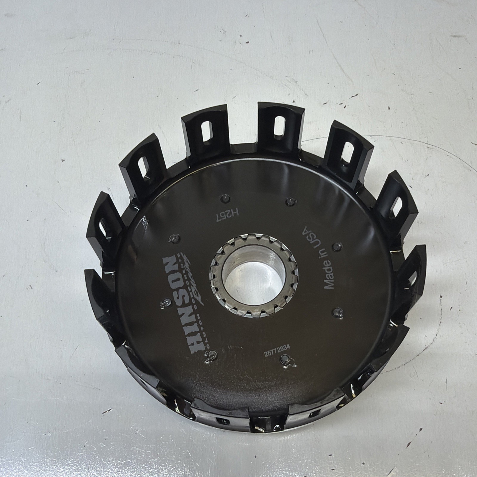 18 - 19 2018 KAWASAKI KX 250 F HISON RACING CLUTCH BASKET NO WEAR GREAT SHAPE 18 - 19 2018 KAWASAKI KX 250 F HISON RACING CLUTCH BASKET NO WEAR GREAT SHAPE