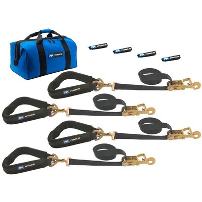 MACS CUSTOM TIE-DOWNS 4 Tie Downs Direct Hook & 4-40in Thru Wheel Stra- 511658 MACS CUSTOM TIE-DOWNS 4 Tie Downs Direct Hook & 4-40in Thru Wheel Stra- 511658